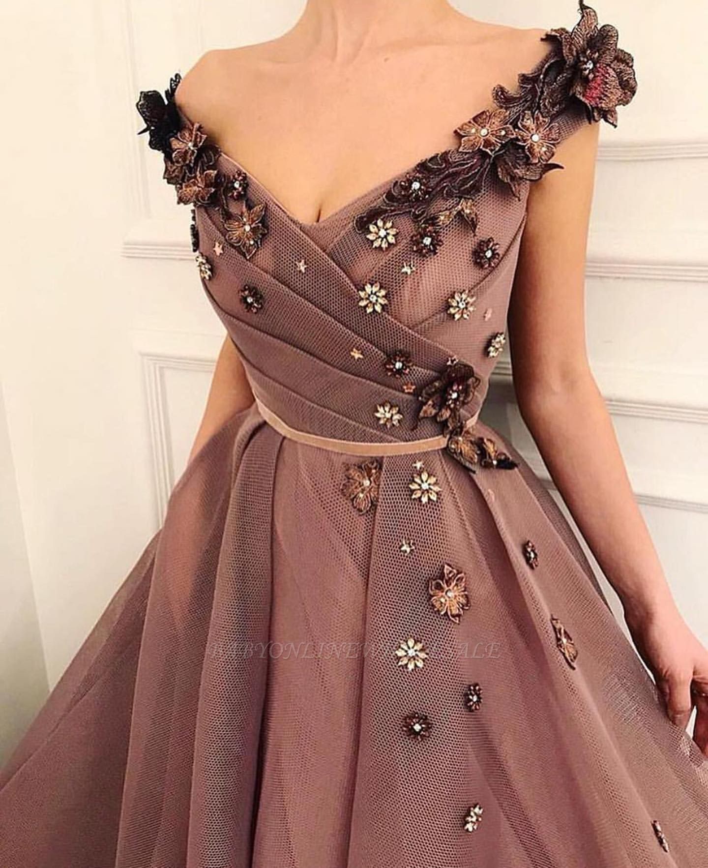 Stunning Brown Prom Dress