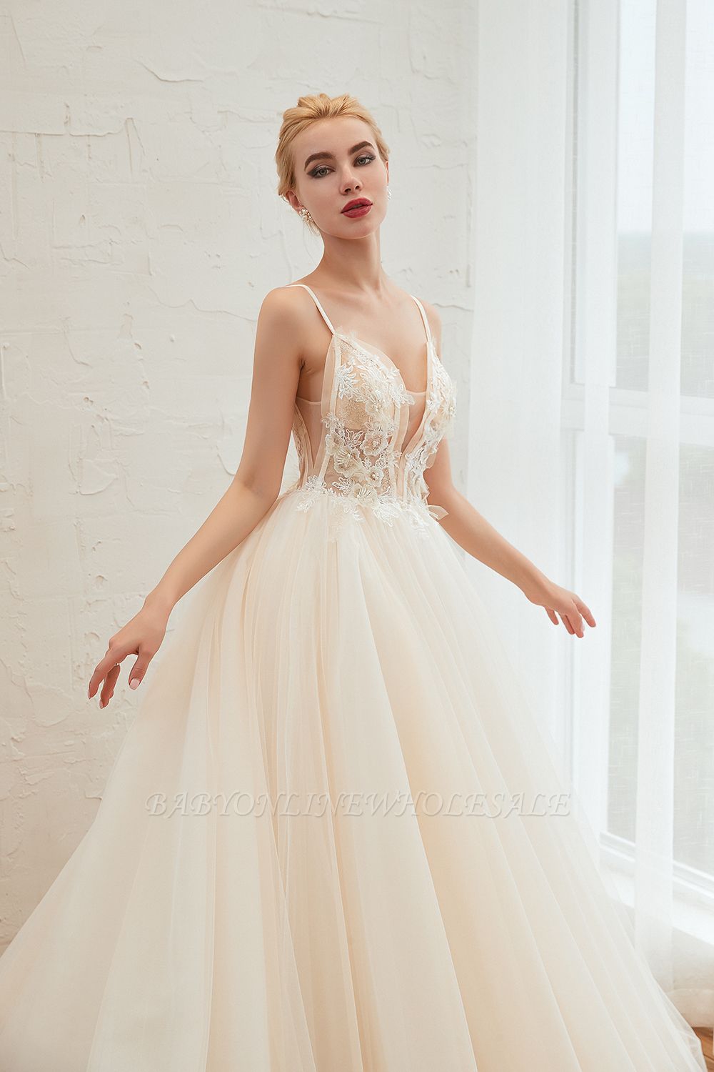 boho ball gown