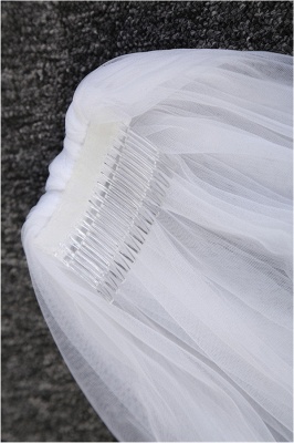 Guantes de boda con apliques de encaje Princess Princess Lace Cut Edge_4