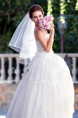 Short wedding veil in affordable