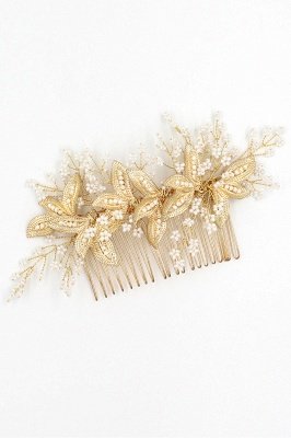 Beautiful Alloy Daily Wear Combs-Barrettes Headpiece with Imitation Pearls_6