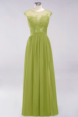 A-line Chiffon Lace Jewel Sleeveless Floor-Length Bridesmaid Dresses with Appliques_34