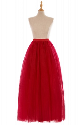 Glamorous A-line Floor-Length Skirt | Elastic Women's Skirts_4