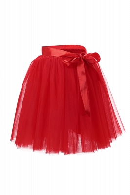 Amazing Tulle Short Mini Ball-Gown Skirts | Elastic Women's Skirts_4