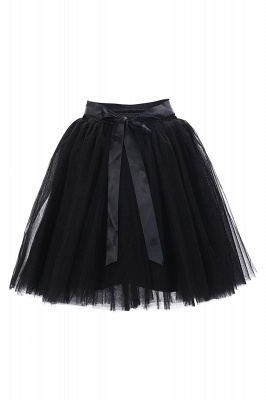 Amazing Tulle Short Mini Ball-Gown Skirts | Elastic Women's Skirts_13