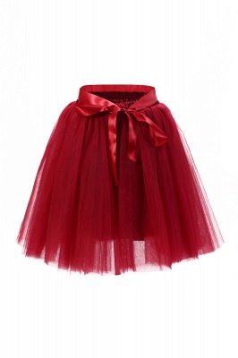 Amazing Tulle Short Mini Ball-Gown Skirts | Elastic Women's Skirts_6
