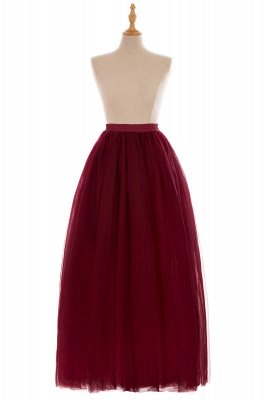 Glamorous A-line Floor-Length Skirt | Elastic Women's Skirts_6