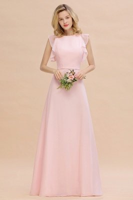 Cecilia | Chic Simple Jewel Sleeveless Bridesmaid Dress Online_51