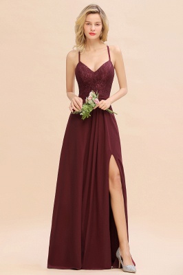 Lace Spaghetti Straps A-Line Bridesmaid Dresses Online ...