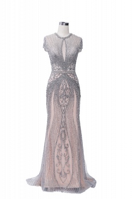 Luxury Mermaid Halter Rhinestones Prom Dress with Tassel | Sparkle ...