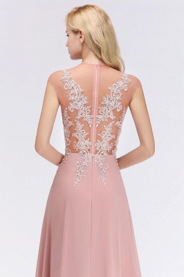 Cap Sleeve Lace Appliques Beads Slim A-line Evening Prom Dress for Women_6