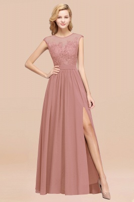 A-line Chiffon Lace Jewel Sleeveless Floor-Length Bridesmaid Dresses with Appliques_50