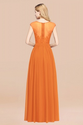 A-line Chiffon Lace Jewel Sleeveless Floor-Length Bridesmaid Dresses with Appliques_59