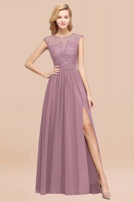 A-line Chiffon Lace Jewel Sleeveless Floor-Length Bridesmaid Dresses with Appliques_43