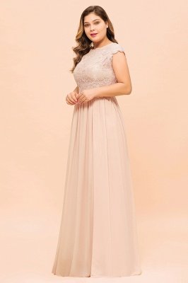 Brautjungfernkleid in Übergröße mit Seitenschlitz ärmelloses Chiffon-Kleid für Hochzeitsgäste_6