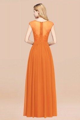 A-line Chiffon Lace Jewel Sleeveless Floor-Length Bridesmaid Dresses with Appliques_59