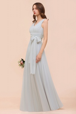 Infinity Brautjungfernkleid Weiches Chiffon Aline Hochzeitsgast Kleid Bodenlanges Abendkleid_5