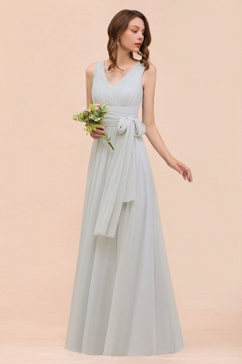 Infinity Bridesmaid Dress Soft Chiffon Aline Wedding Guest Dress Floor Length Prom Dress_7