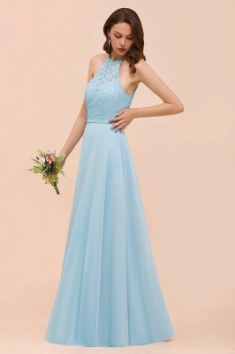 Небесно-голубое кружевное кружевное платье для гостей на свадьбе, платье для вечеринки без рукавов_7