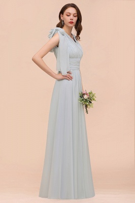 Infinity Bridesmaid Dress Soft Chiffon Aline Wedding Guest Dress Floor Length Prom Dress_6
