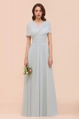 Infinity Brautjungfernkleid Weiches Chiffon Aline Hochzeitsgast Kleid Bodenlanges Abendkleid_1