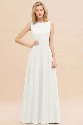 Madge | Exquisite Scoop Sleeveless Bridesmaid Dress_2
