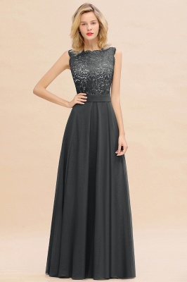 Madge | Exquisite Scoop Sleeveless Bridesmaid Dress_46