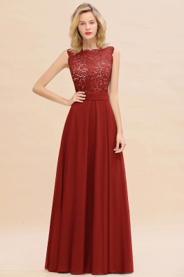 Madge | Exquisite Scoop Sleeveless Bridesmaid Dress_48
