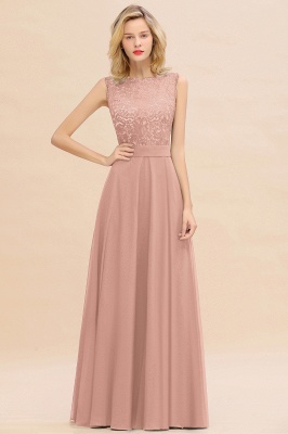 Madge | Exquisite Scoop Sleeveless Bridesmaid Dress_6
