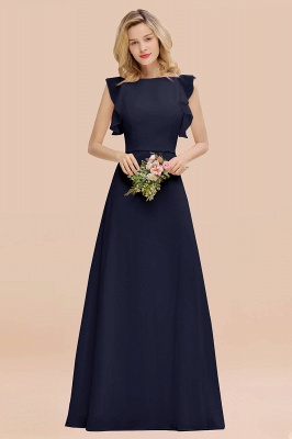 Cecilia | Chic Simple Jewel Sleeveless Bridesmaid Dress Online_28