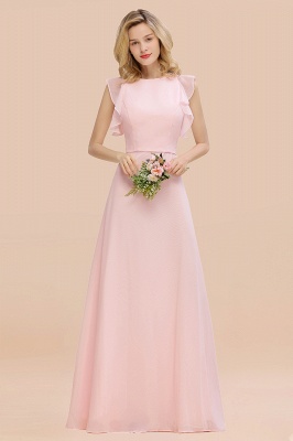 Cecilia | Chic Simple Jewel Sleeveless Bridesmaid Dress Online_3