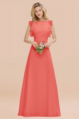Cecilia | Chic Simple Jewel Sleeveless Bridesmaid Dress Online_7