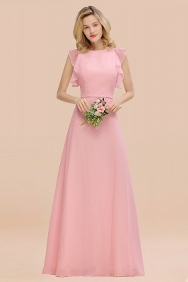 Cecilia | Chic Simple Jewel Sleeveless Bridesmaid Dress Online_4