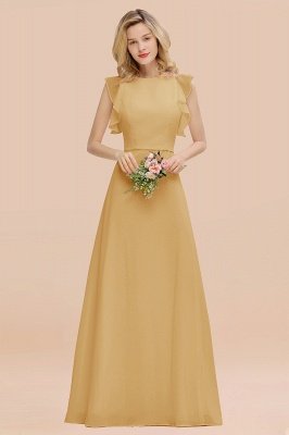 Cecilia | Chic Simple Jewel Sleeveless Bridesmaid Dress Online_13