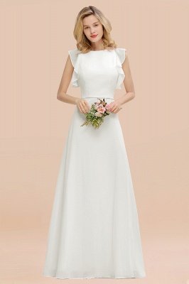 Cecilia | Chic Simple Jewel Sleeveless Bridesmaid Dress Online_2