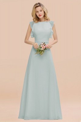 Cecilia | Chic Simple Jewel Sleeveless Bridesmaid Dress Online_38