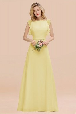 Cecilia | Chic Simple Jewel Sleeveless Bridesmaid Dress Online_18