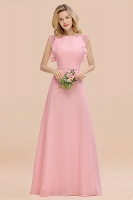 Cecilia | Chic Simple Jewel Sleeveless Bridesmaid Dress Online_4