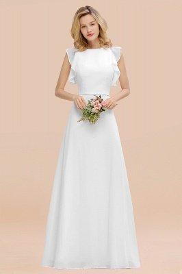 Cecilia | Chic Simple Jewel Sleeveless Bridesmaid Dress Online_1