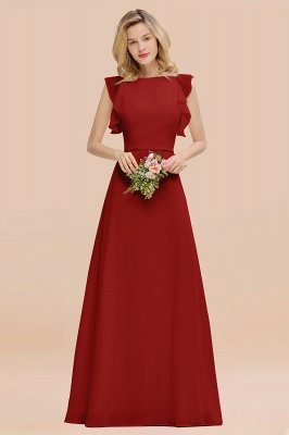 Cecilia | Chic Simple Jewel Sleeveless Bridesmaid Dress Online_48