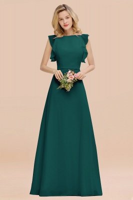 Cecilia | Chic Simple Jewel Sleeveless Bridesmaid Dress Online_33