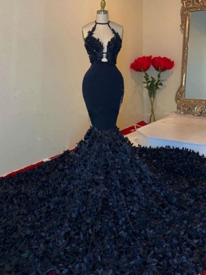 Расклешенное платье для выпускного вечера с цветочным принтом силуэта «русалка»_2