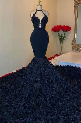Расклешенное платье для выпускного вечера с цветочным принтом силуэта «русалка»_1