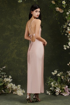 Charming Slim Side Slit Prom Dress Spaghetti Straps Long Party Dress_7