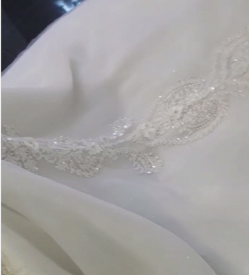 Vestidos de novia de cristal de sirena de lujo | Apliques fuera del hombro vestidos de novia_7